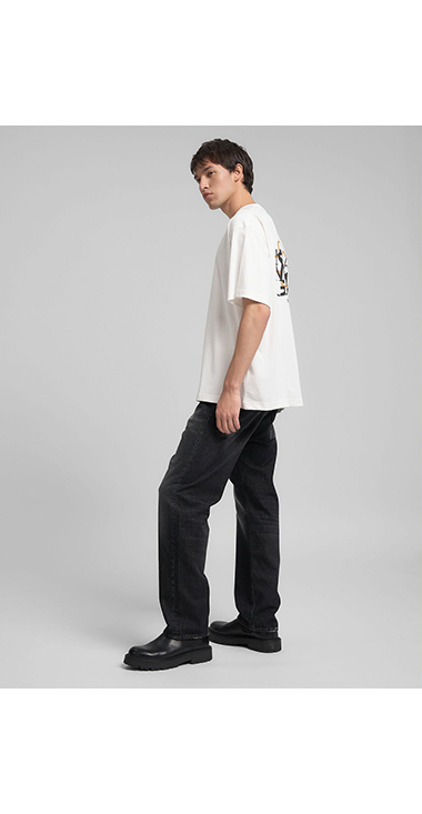 オーバーフィット REPLAY X MARTIN GARRIX ロゴ&レタリング Tシャツ 詳細画像 オフホワイト 4